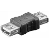 Microconnect USBAFAF kabeladapter USB A svart