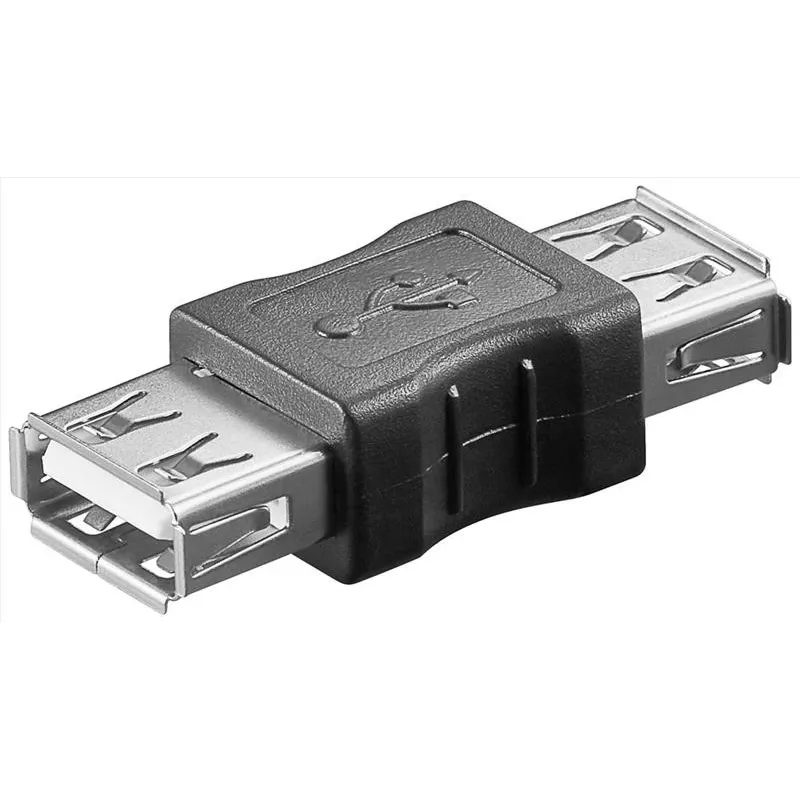 Microconnect USBAFAF kabeladapter USB A svart