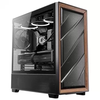 Antec 0-761345-10133-2 datorchassi miditorn svart trä