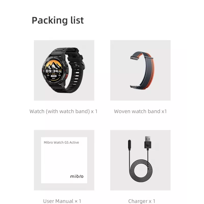Smartwatch MiBro GS Active roséguld MIBAC_GS-Active/GD