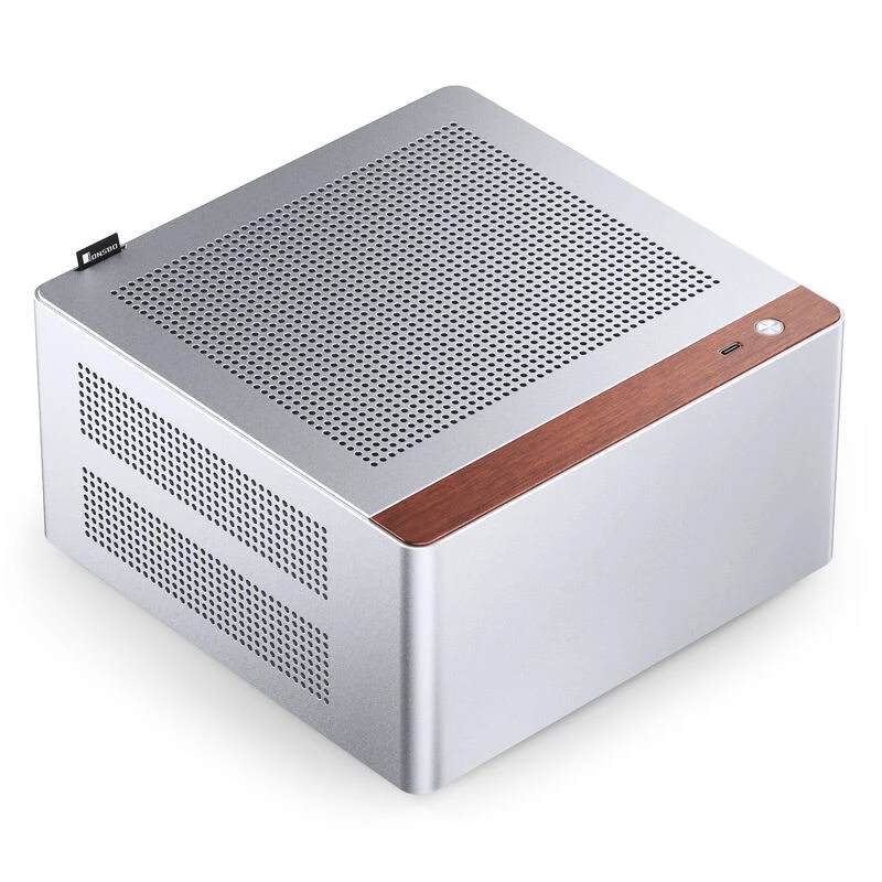 Datorchassi Jonsbo NV10 Mini ITX - silver