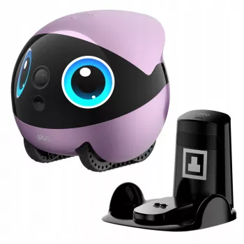 EnaBot Ebo Air 2 Plus Home mobil övervakningsrobot med AI-kamera lila