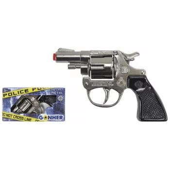 Pulio polisrevolver liten, metall 73/0