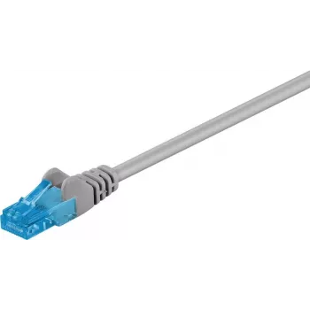 Wentronic Goobay - patchkabel - RJ-45 (hane) till RJ-45 (hane) - 5 m - UTP - CAT 6a - halogenfri, dragavlastad, flertrådig - grå (55423)