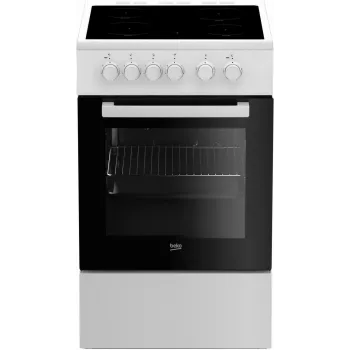 Beko FSS57000GW spis fristående el keramikhäll svart, vit