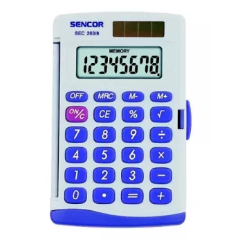 Kalkylator Sencor SEC 263/8 Ficka grå