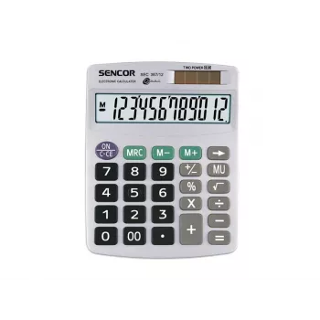 Kalkylator SEC 367/12 Bord, 12 Digital LCD