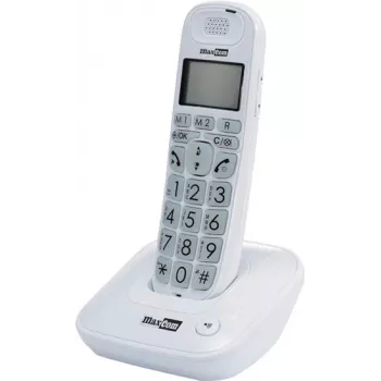 Maxcom MC6800 vit DECT-telefon för fast telefoni