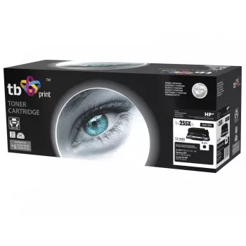 Toner TB kompatibel med HP CE255A 100 % ny, svart