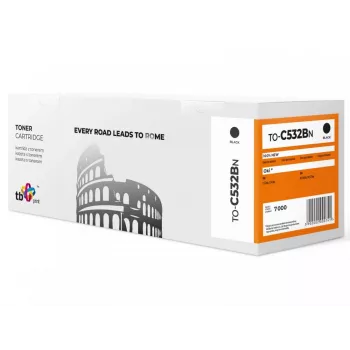 Toner TB kompatibel med C532 TO-C532BN svart 100 % ny