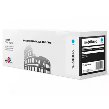 TB Print TH-301ARO återtillverkad toner för HP CF301A (827A) Color LaserJet M880, 32000 sidor, cyan