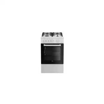 Beko FSG52020FW spis fristående spis gas svart, vit