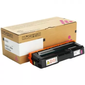 Ricoh 407719 (SP C252) tonerpatron, 6 000 sidor, gul