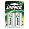 Energizer NiMH-batteri D-celler 2500mAh - 2-pack