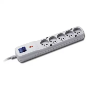Lestar LV-530W Surge Protector, 5 m, Grey