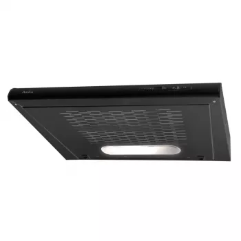 Inbyggd spisfläkt AMICA OSC6212B, 600 mm, max. frånluftskapacitet 163 m³/h, aluminiumfettfilter, LED, 3 steg