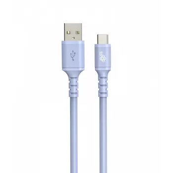 TB-kabel USB-A - USB-C lila 1 m