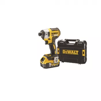 Slagskruvdragare DeWALT DCF887P2-QW 1/4 inch drivning, 18V Li‑Ion 5Ah, 205 N·m, 3250 RPM, 2 batterier, laddare, väska