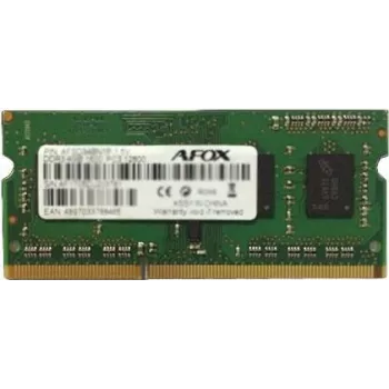SO-DIMM DDR3 bärbar dator-minne AFOX 8 GB 1333 MHz 1,35 V single channel 1x8 GB