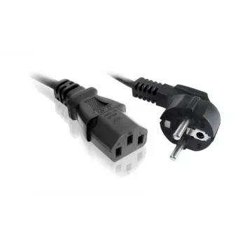 Power cable SAVIO CL-146 — 3 m, IEC C13 to IEC Type E, black