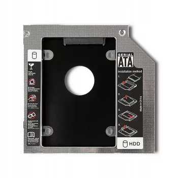 Bärbar dator andra drivenhetsplats caddy 2.5 HDD 12.7 Mm