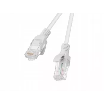 Nätverkskabel LANBERG Cat6 RJ-45 till RJ-45, strängad koppar, U/UTP, 1,5 m, vit
