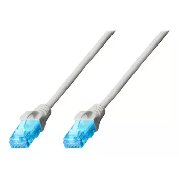DIGITUS - patchkabel - RJ-45 (M) till RJ-45 (M) - 25 M - UTP - CAT 5e - skärmad, snagless - grå