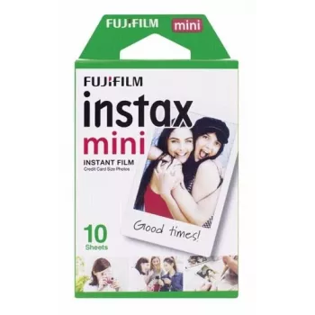 Instax Mini direktbildsfilm med vit ram, 10-pack, passar alla Instax Mini-kameror och skrivare, Mini 10 bilder med vit ram
