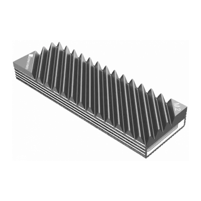 Kylflänsar och kylare för M.2-SSD