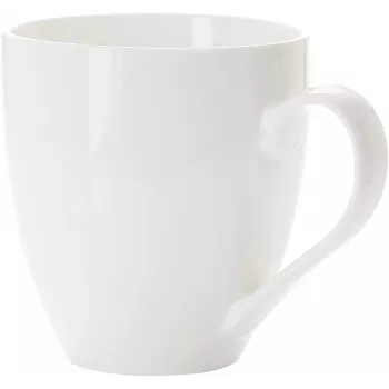 Ritzenhoff & Breker Gusto Jumbo kaffemugg, 0,6L, vitt porslin, diskmaskinssäker, 110mm - 6-pack (088762)