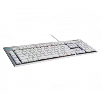 LOGITECH G815 LIGHTSPEED RGB mekaniskt gaming-tangentbord – GL Tactile - VIT - PAN - USB - NORDIC-613 - TACTILE SWITCH