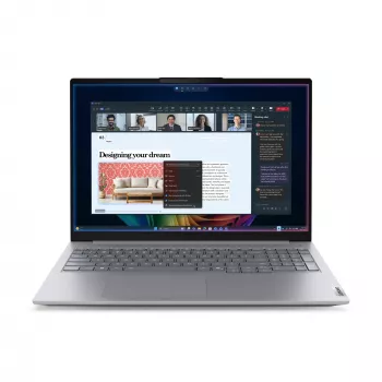 Lenovo ThinkBook 16 G9 IPL 21UR0073PB företagslaptop, Intel Core Ultra 7 355, 16 inch WUXGA, 16GB DDR5, 512GB SSD, Windows 11 Pro, engelskt QWERTY-tangentbord