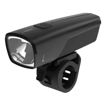 ANSMANN 1600-0524 LED-cykellykta fram, 50 lx, 2600 mAh, 2 W, svart