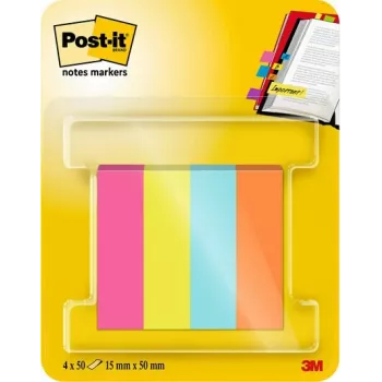 3M Post-it Page Marker 670-4-POP assorterade 4x50 ark/pack