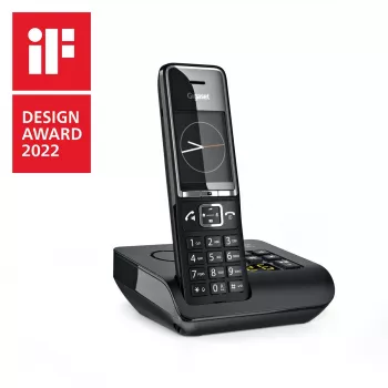 Gigaset Comfort 550A trådlös telefon med telefonsvarare, svart