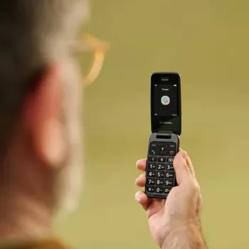 Panasonic KX-TU410EXB mobiltelefon vikbar svart