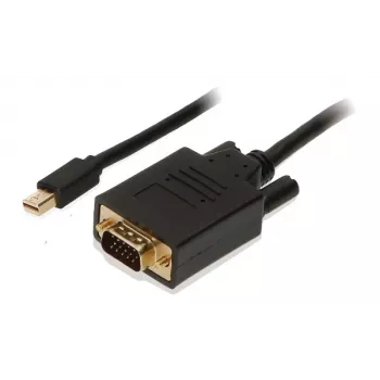 2-Power CAB0027A Mini DisplayPort till VGA-videoadapterkabel 1 m svart