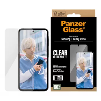 PanzerGlass Ultra-Wide Fit EasyAligner skärmskyddsfilm för Samsung Galaxy A27 5G