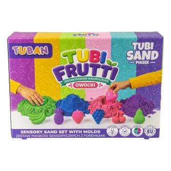 Tuban Sensorisk sand Tubi Frutti set