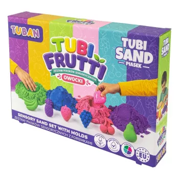Tuban Sensorisk sand Tubi Frutti set