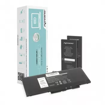 MITSU batteri MYJ96 för Dell Latitude 7390 7490 – 7200 mAh (53 Wh)