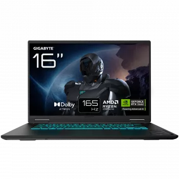 Gigabyte GAMING A16 3WHK3EEC94SH 16 inch QHD+ AMD Ryzen 7 260 16GB 1TB SSD RTX 5070 Windows 11 Home engelskt tangentbord 2 års garanti