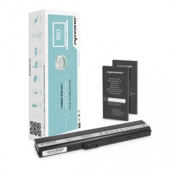 MOVANO batteri A32-K52 för Asus A52 A52F K52 K52F K52J - 4400 mAh (48 Wh)