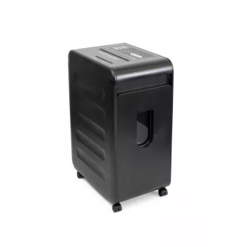WALLNER MR 2814 C2 Cross-Cut dokumentförstörare, 10 ark, 21 L, svart