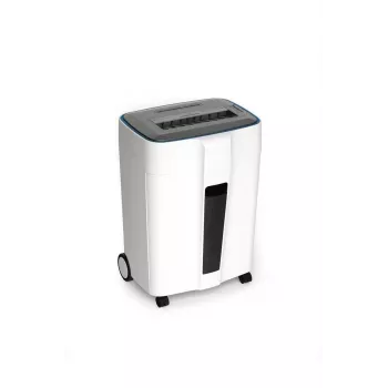 WALLNER dokumentförstörare HD-120 C2 Cross-Cut pappersförstörare, 12 ark, 21L, svart