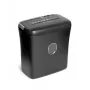 WALLNER Shredder XD1012 CD tvärsnittsmakulator pappersförstörare, 6 ark, 10 L, svart