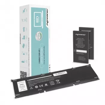 MOVANO batteri 69KF2 för Dell Alienware M17 M15 R3 R4 Precision 5550 XPS 9500 9510 – 6000 mAh (69 Wh)