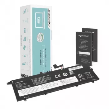 MOVANO batteri L18C3PD2 för Lenovo ThinkPad T490s T495s T14s - 4650 mAh (54 Wh)