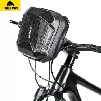 WILDMAN E18 3L cykelramväska, svart