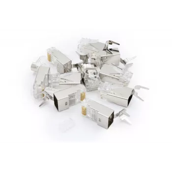 DIGITUS Universalkontakt RJ45 (8P8C), Cat 6A, skärmad, AWG 24-22, 10-pack